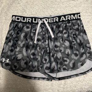 Under Armor Gray Leopard shorts